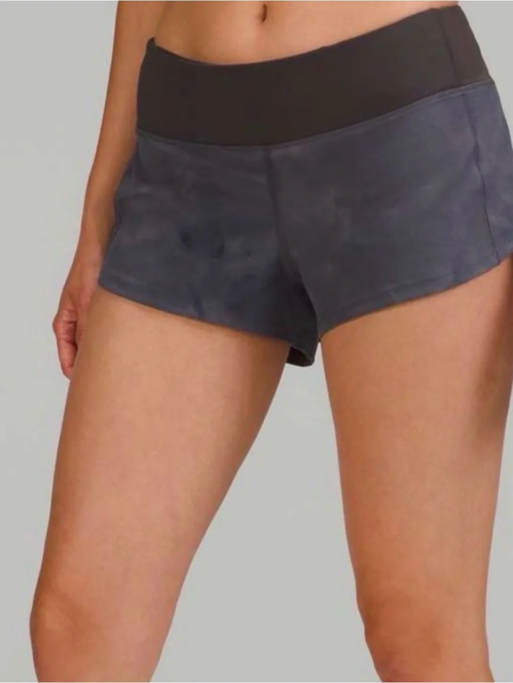 Grey Lululemon Speed Up Shorts